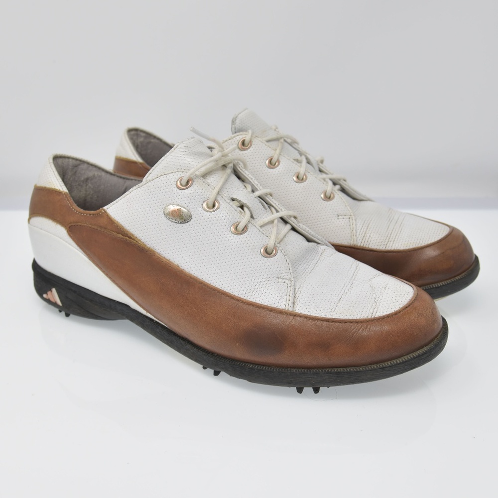 *ADIDAS Sz 9 Lace Up Soft Spike Golf Cleats